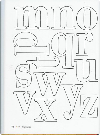 Letras (alfabeto-continuação)